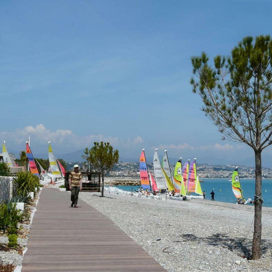 Bel Appartement Les Pieds Dans L'Eau Villeneuve-Loubet Exteriör bild