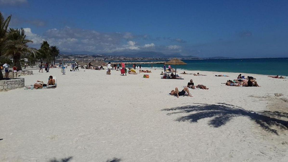 Bel Appartement Les Pieds Dans L'Eau Villeneuve-Loubet Exteriör bild
